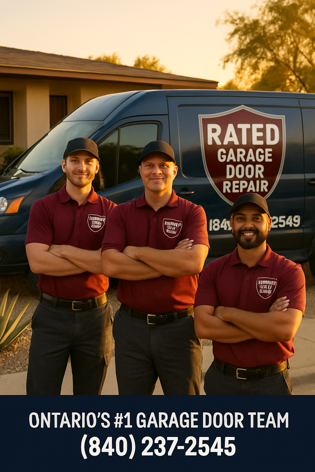 Professional garage door team in Ontario