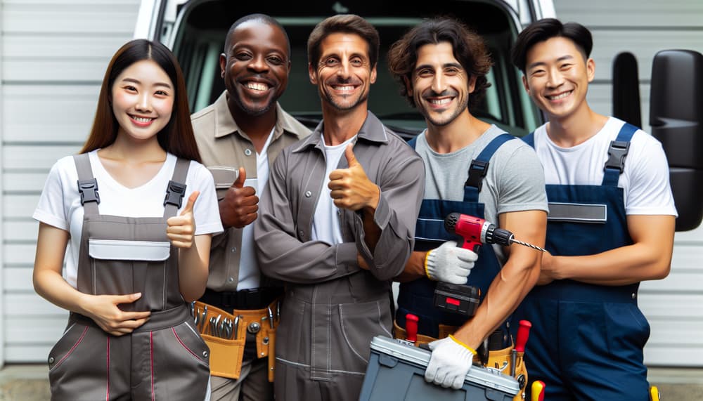 Professional garage door team in Ontario